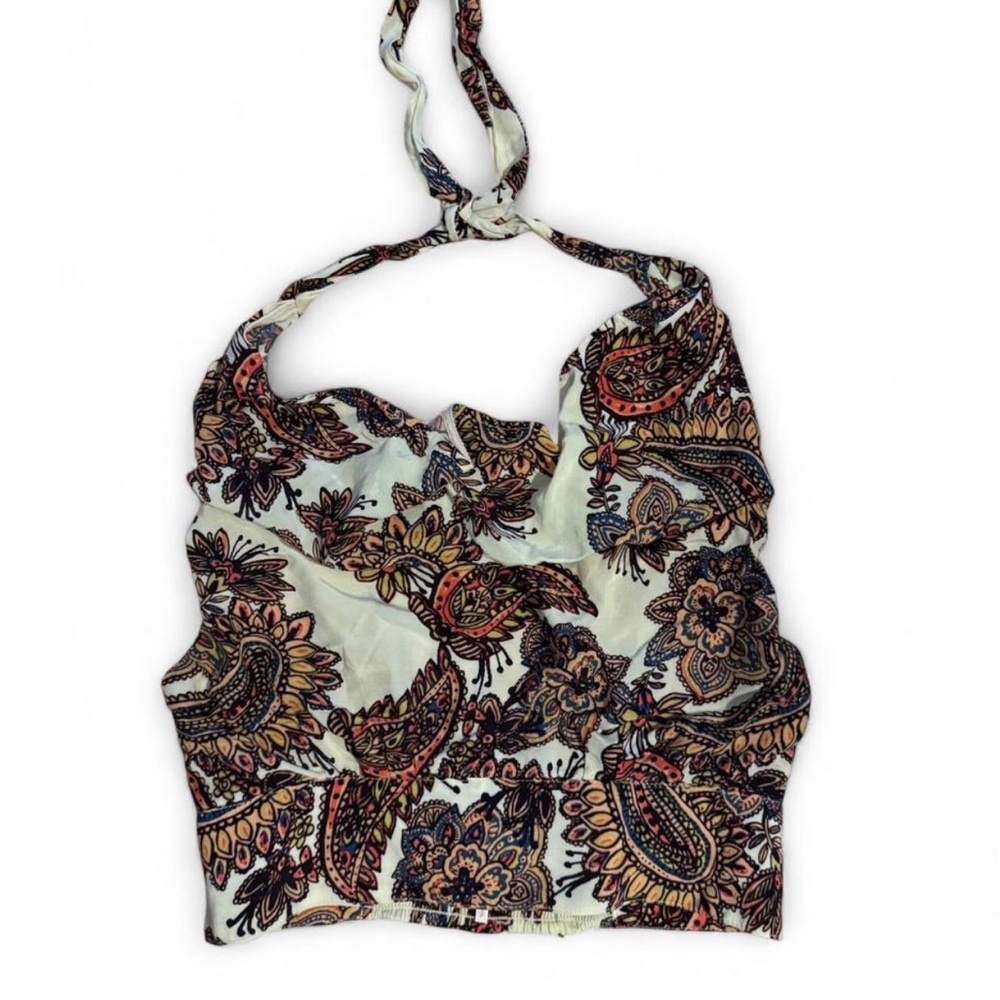 Free People Forever Young Multicolor Paisley halter Top - Picture 5 of 5